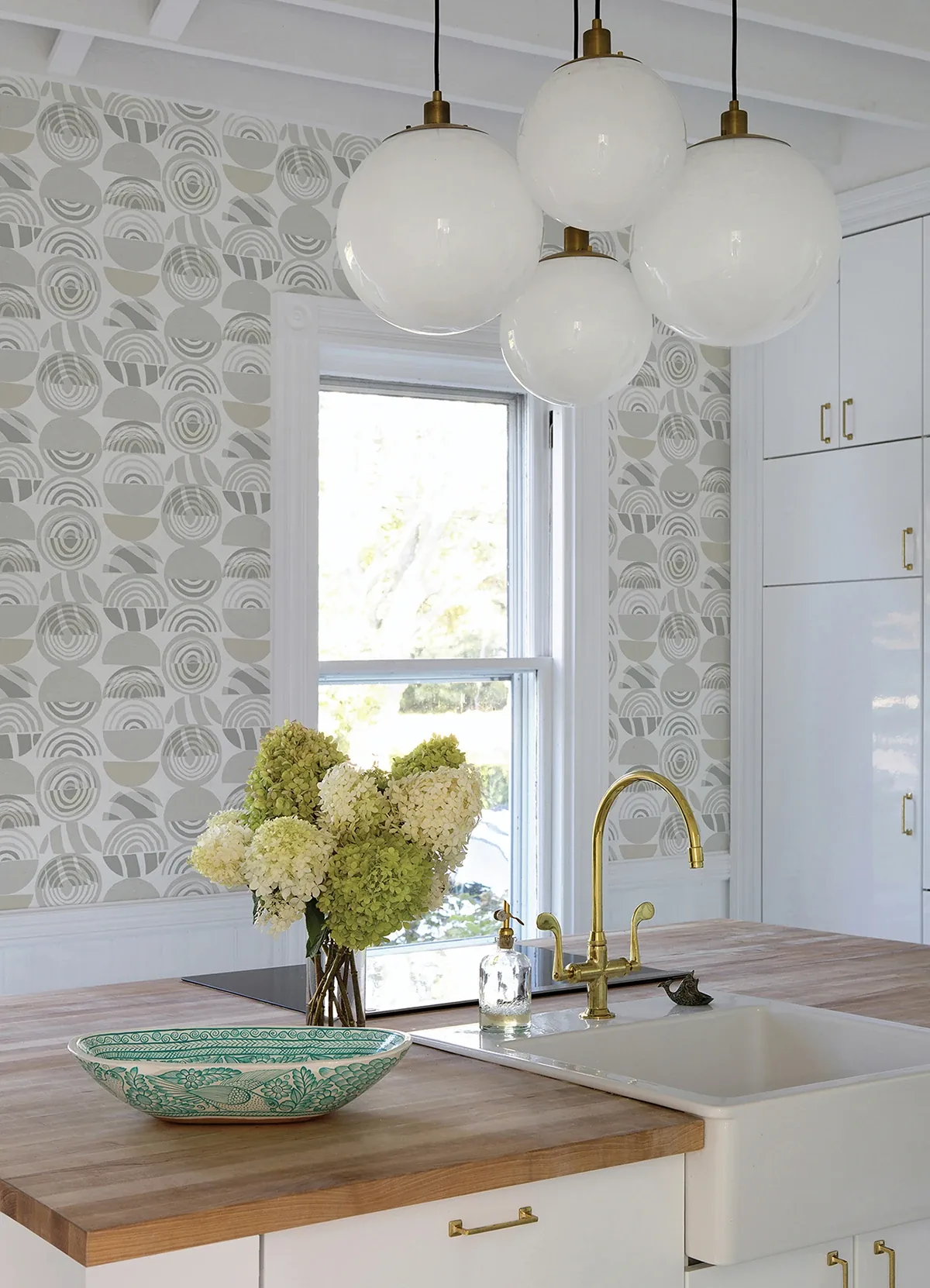A-Street Prints Mage Light Grey Mod Geometric Wallpaper - SKU 4014-26444