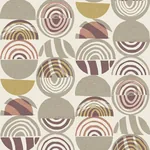 A-Street Prints Mage Plum Mod Geometric Wallpaper - SKU 4014-26445