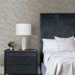 A-Street Prints Mahina Pewter Floral Vine Wallpaper - SKU 4105-86650