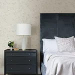 A-Street Prints Mahina Silver Floral Vine Wallpaper - SKU 4105-86651