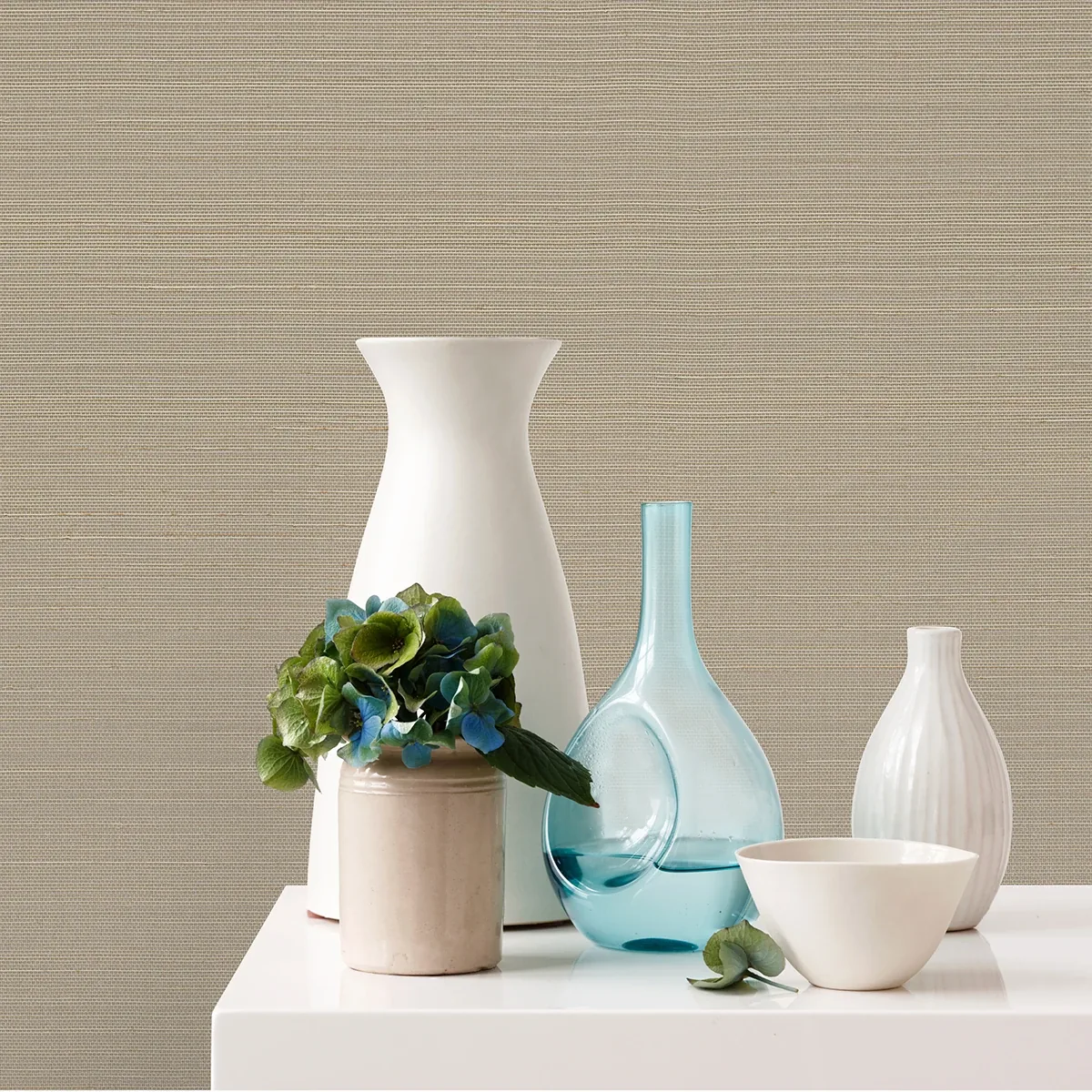 A-Street Prints Mai Lavender Abaca Grasscloth Wallpaper | Wallpaper Twins A-Street Prints Mai Lavender Abaca Grasscloth Wallpaper - SKU 2972-86105