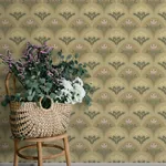 A-Street Prints Maj Light Brown Floral Damask Wallpaper | Wallpaper Twins A-Street Prints Maj Light Brown Floral Damask Wallpaper - SKU 4201-48015