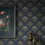 A-Street Prints Maj Navy Floral Damask Wallpaper | Wallpaper Twins A-Street Prints Maj Navy Floral Damask Wallpaper - SKU 4201-48018