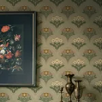 A-Street Prints Maj Taupe Floral Damask Wallpaper - SKU 4201-48017