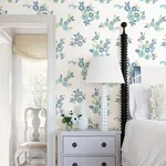 A-Street Prints Malaga Green Floral Wallpaper | Wallpaper Twins A-Street Prints Malaga Green Floral Wallpaper - SKU 2744-24127