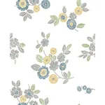 A-Street Prints Malaga Grey Floral Wallpaper | Wallpaper Twins A-Street Prints Malaga Grey Floral Wallpaper - SKU 2744-24126