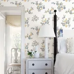 A-Street Prints Malaga Grey Floral Wallpaper | Wallpaper Twins A-Street Prints Malaga Grey Floral Wallpaper - SKU 2744-24126