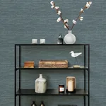 A-Street Prints Malin Dark Blue Faux Grasscloth Wallpaper | Wallpaper Twins A-Street Prints Malin Dark Blue Faux Grasscloth Wallpaper - SKU 4066-26559