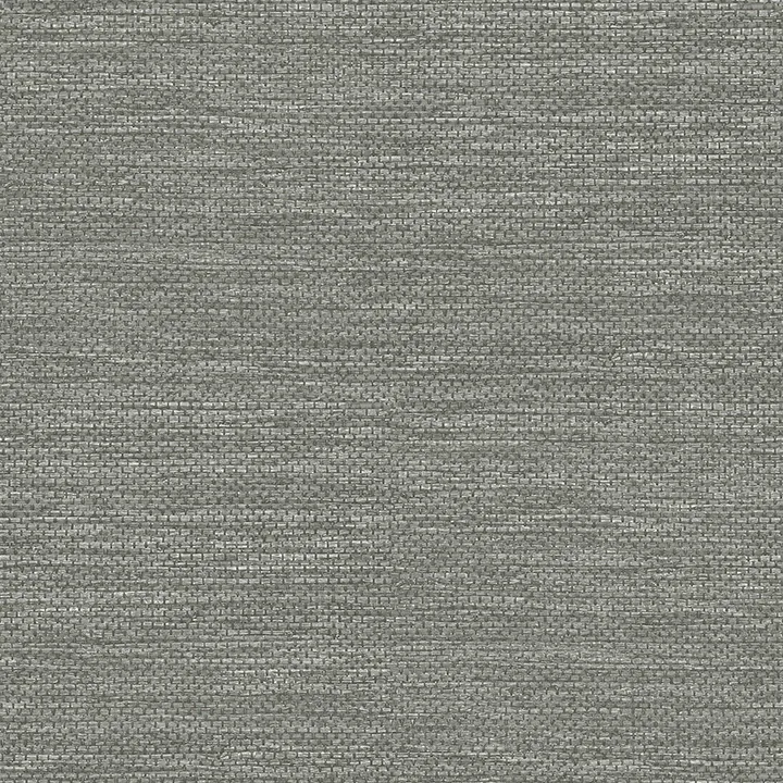A-Street Prints Malin Grey Faux Grasscloth Wallpaper - SKU 4066-26560