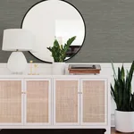 A-Street Prints Malin Grey Faux Grasscloth Wallpaper | Wallpaper Twins A-Street Prints Malin Grey Faux Grasscloth Wallpaper - SKU 4066-26560