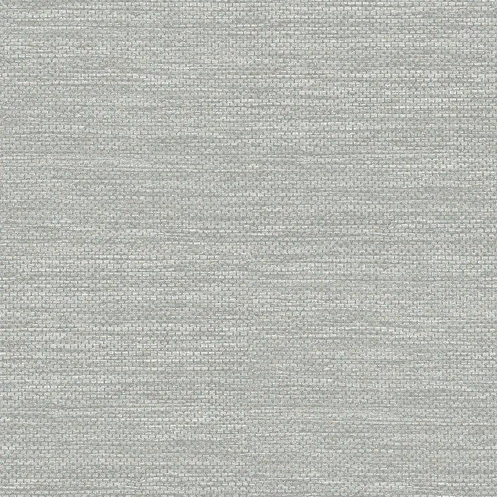 A-Street Prints Malin Light Grey Faux Grasscloth Wallpaper - SKU 4066-26562