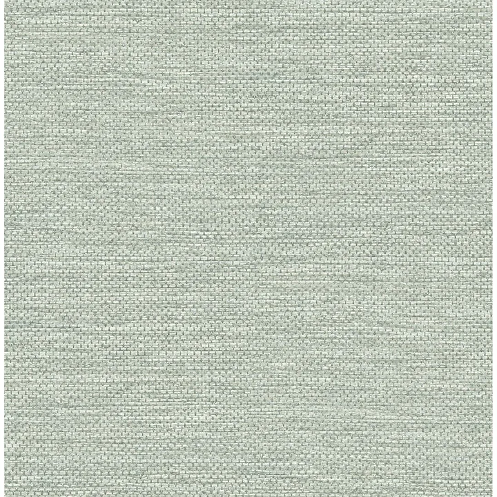A-Street Prints Malin Seafoam Faux Grasscloth Wallpaper - SKU 4172-27530