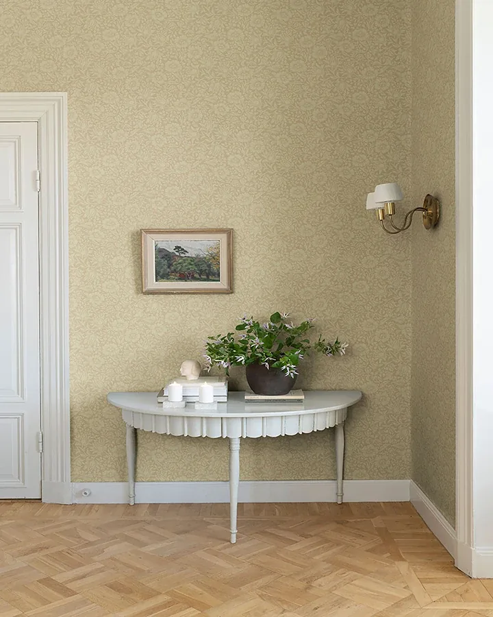 A-Street Prints Mallow Butter Floral Vine Wallpaper - SKU 4153-82039