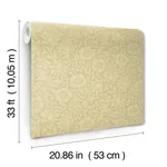 A-Street Prints Mallow Butter Floral Vine Wallpaper - SKU 4153-82039