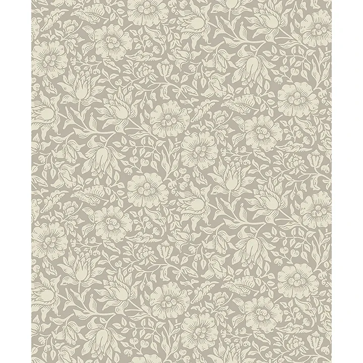 4153-82038 | Mallow Grey Floral Vine Wallpaper