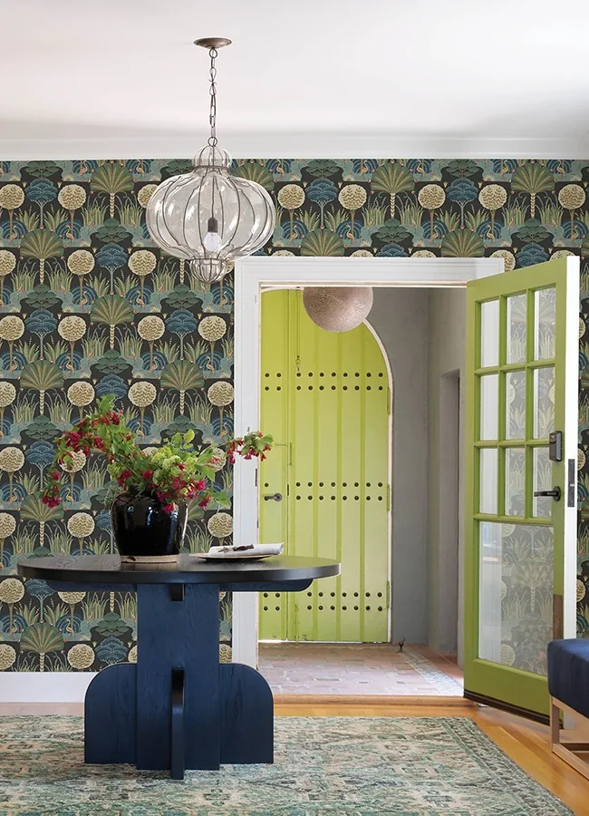 A-Street Prints Mandeville Multicolor Tropical Paradise Wallpaper - SKU 4034-72120