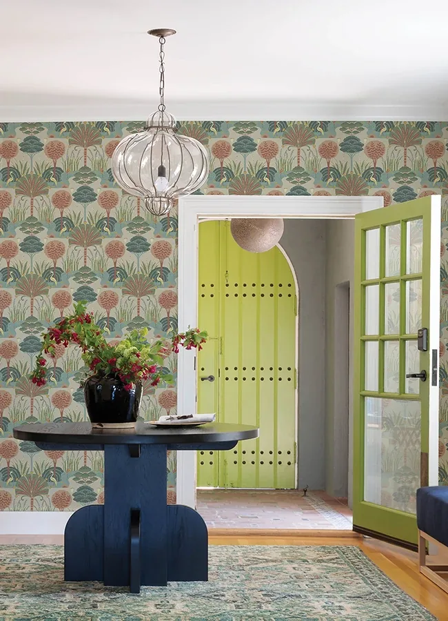 A-Street Prints Mandeville Pastel Tropical Paradise Wallpaper | Wallpaper Twins A-Street Prints Mandeville Pastel Tropical Paradise Wallpaper - SKU 4034-72121