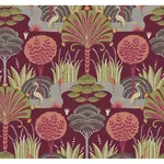 A-Street Prints Mandeville Raspberry Tropical Paradise Wallpaper | Wallpaper Twins A-Street Prints Mandeville Raspberry Tropical Paradise Wallpaper - SKU 4034-72122