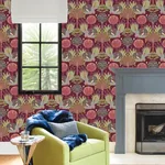 A-Street Prints Mandeville Raspberry Tropical Paradise Wallpaper | Wallpaper Twins A-Street Prints Mandeville Raspberry Tropical Paradise Wallpaper - SKU 4034-72122
