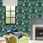 A-Street Prints Mandeville Teal Tropical Paradise Wallpaper | Wallpaper Twins A-Street Prints Mandeville Teal Tropical Paradise Wallpaper - SKU 4034-72123