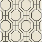A-Street Prints Manor Black Geometric Trellis Wallpaper | Wallpaper Twins A-Street Prints Manor Black Geometric Trellis Wallpaper - SKU 4122-27049