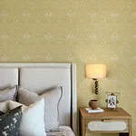 A-Street Prints Mara Yellow Tulip Ogee Wallpaper | Wallpaper Twins A-Street Prints Mara Yellow Tulip Ogee Wallpaper - SKU 4143-34038