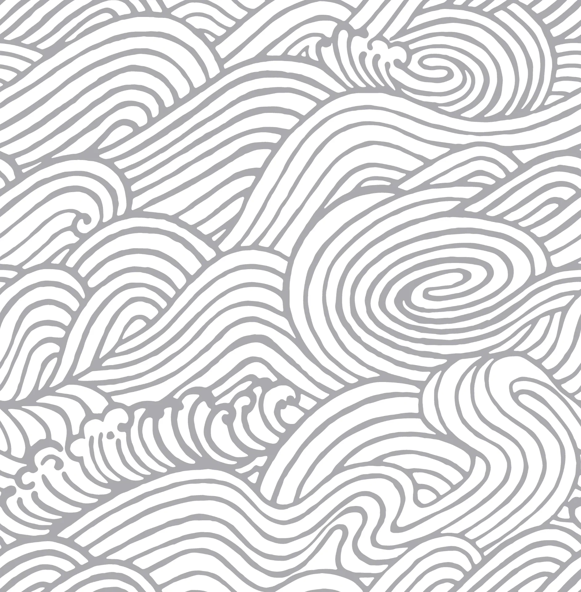 A-Street Prints Mare Grey Wave Wallpaper - SKU 2744-24131