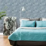 A-Street Prints Mare Navy Wave Wallpaper | Wallpaper Twins A-Street Prints Mare Navy Wave Wallpaper - SKU 2744-24132