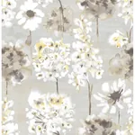 A-Street Prints Marilla Yellow Watercolor Floral Wallpaper | Wallpaper Twins A-Street Prints Marilla Yellow Watercolor Floral Wallpaper - SKU 2656-004003