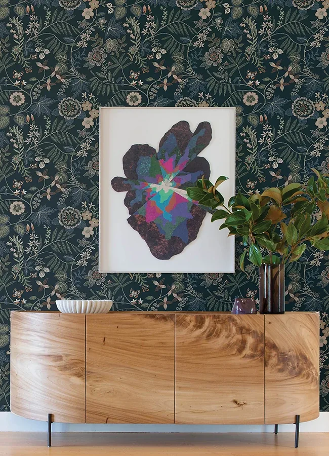 A-Street Prints Marilyn Sea Green Floral Trail Wallpaper | Wallpaper Twins A-Street Prints Marilyn Sea Green Floral Trail Wallpaper - SKU 4034-72137