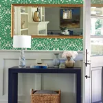 A-Street Prints Marni Green Fruit Damask Wallpaper - SKU 4081-26333
