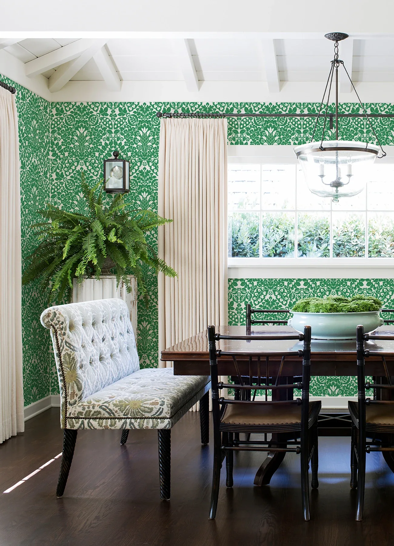 A-Street Prints Marni Green Fruit Damask Wallpaper - SKU 4081-26333