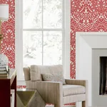A-Street Prints Marni Red Fruit Damask Wallpaper | Wallpaper Twins A-Street Prints Marni Red Fruit Damask Wallpaper - SKU 4081-26336