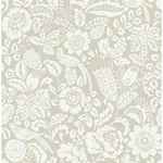 A-Street Prints Marta Beige Floral Trail Wallpaper - SKU 4147-27361