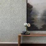 A-Street Prints Marta Beige Floral Trail Wallpaper - SKU 4147-27361