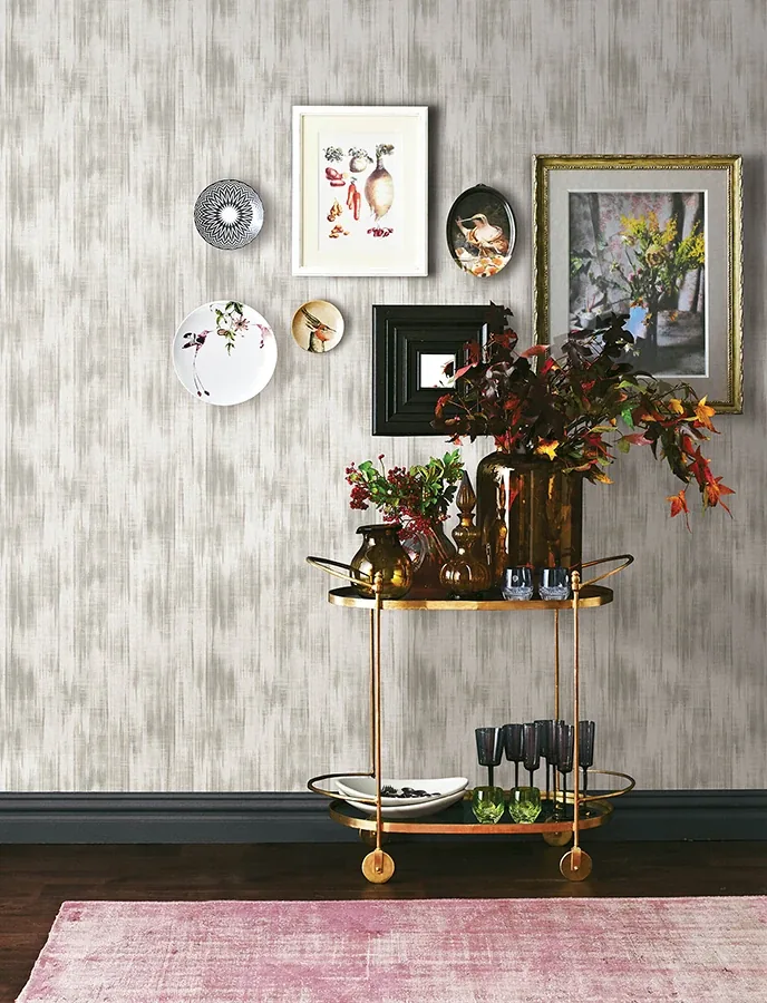 A-Street Prints Marvel Grey Ripple Wallpaper - SKU 4146-27243