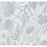 A-Street Prints Mathias Blue Botanical Wallpaper - SKU 4155-72812