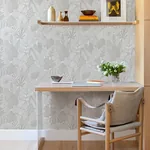 A-Street Prints Mathias Grey Botanical Wallpaper - SKU 4155-72809