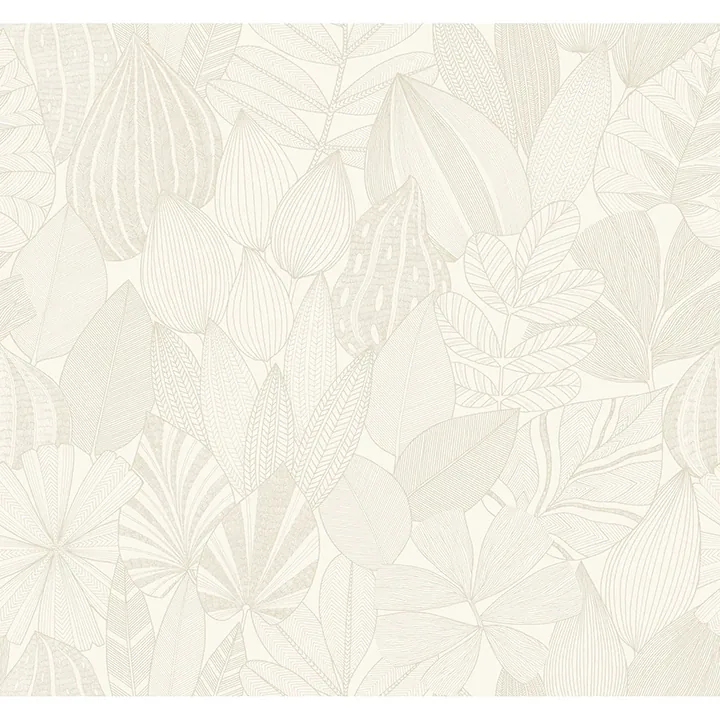 A-Street Prints Mathias Pearl Botanical Wallpaper - SKU 4155-72810