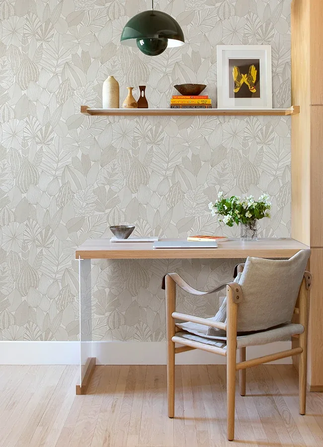 A-Street Prints Mathias Taupe Botanical Wallpaper | Wallpaper Twins A-Street Prints Mathias Taupe Botanical Wallpaper - SKU 4155-72808
