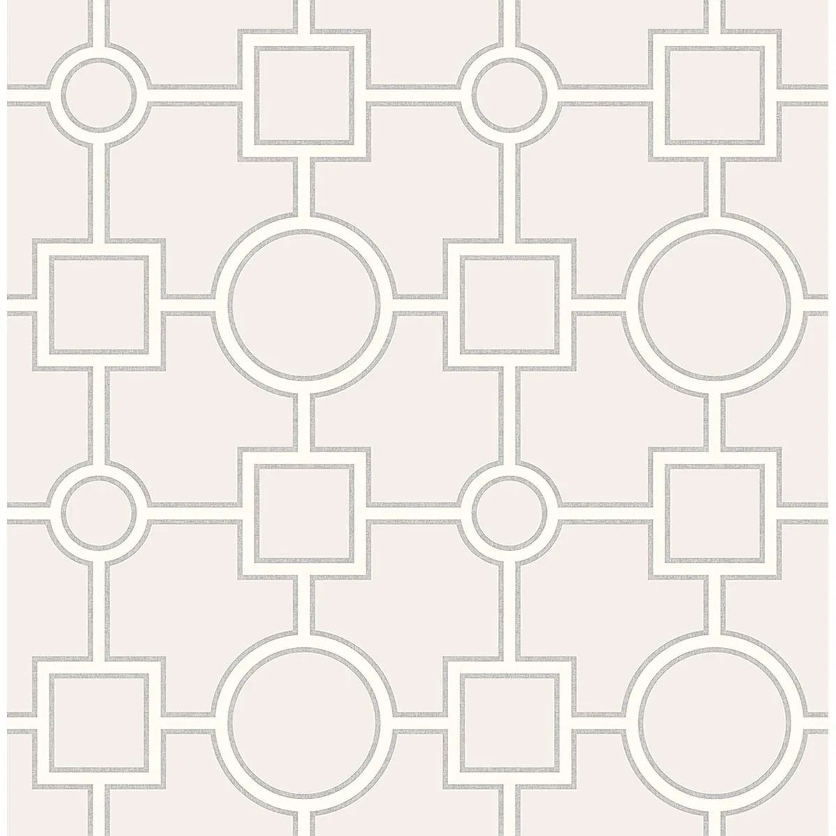 A-Street Prints Matrix Light Grey Geometric Wallpaper - SKU 2625-21809