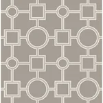 A-Street Prints Matrix Taupe Geometric Wallpaper | Wallpaper Twins A-Street Prints Matrix Taupe Geometric Wallpaper - SKU 2625-21810