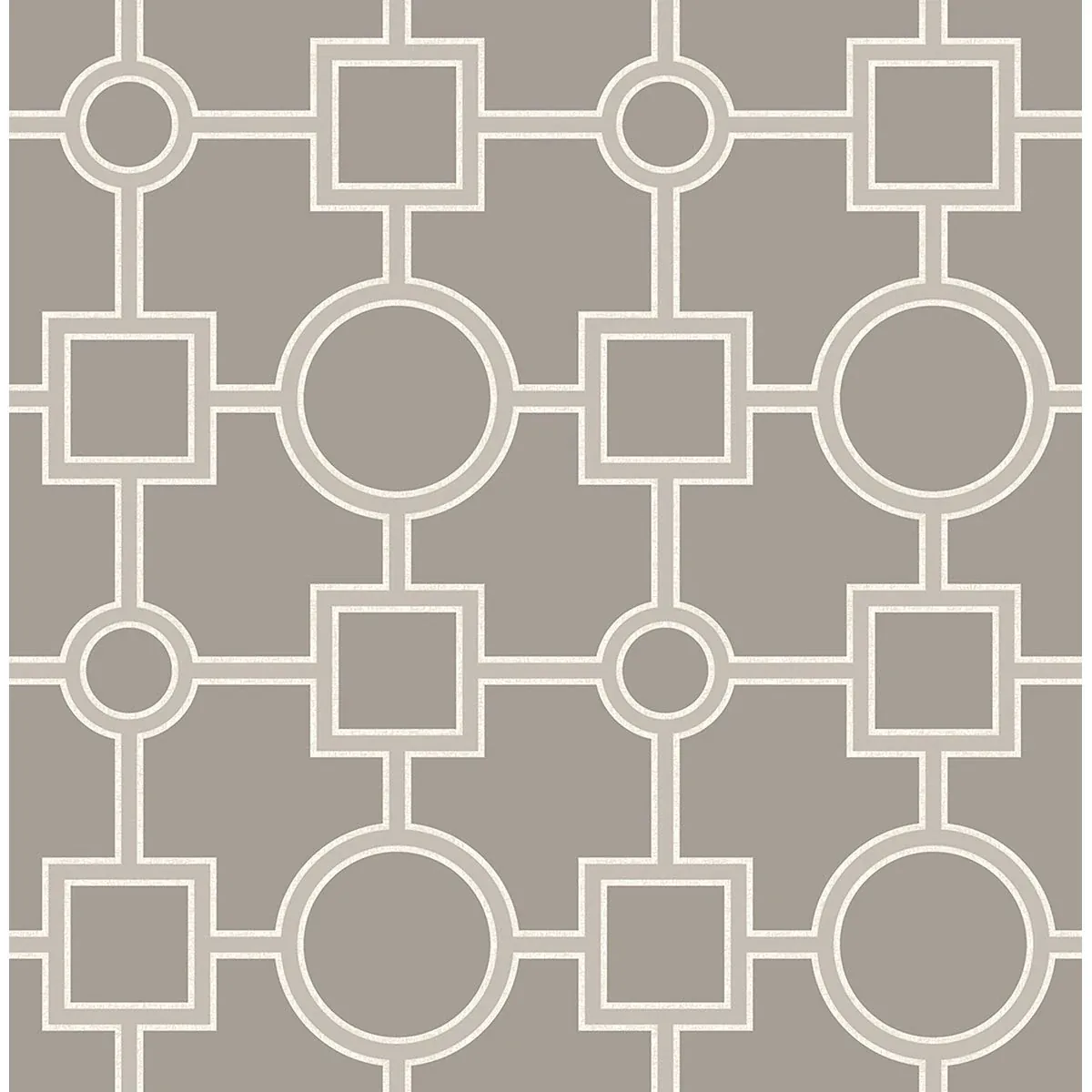 A-Street Prints Matrix Taupe Geometric Wallpaper - SKU 2625-21810
