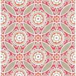 A-Street Prints Maya Pink Medallion Wallpaper | Wallpaper Twins A-Street Prints Maya Pink Medallion Wallpaper - SKU 2744-24113