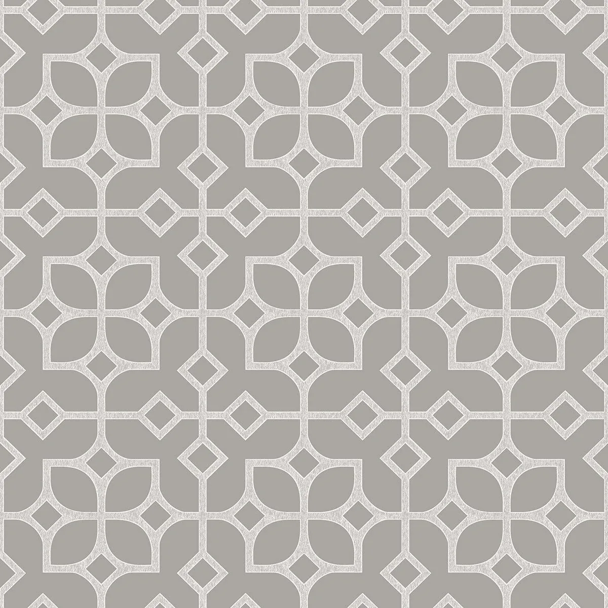 A-Street Prints Maze Light Grey Tile Wallpaper - SKU 2697-78024