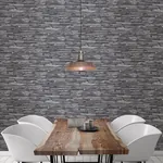 A-Street Prints McGuire Grey Stacked Slate Wallpaper - SKU 2922-22352