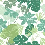 A-Street Prints Medellin Green Rainforest Floor Wallpaper - SKU 4122-72409