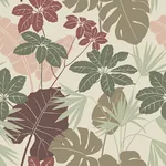 A-Street Prints Medellin Neutral Rainforest Floor Wallpaper - SKU 4122-72408