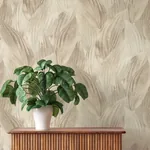 A-Street Prints Melora Beige Leaf Wallpaper - SKU 4202-571554