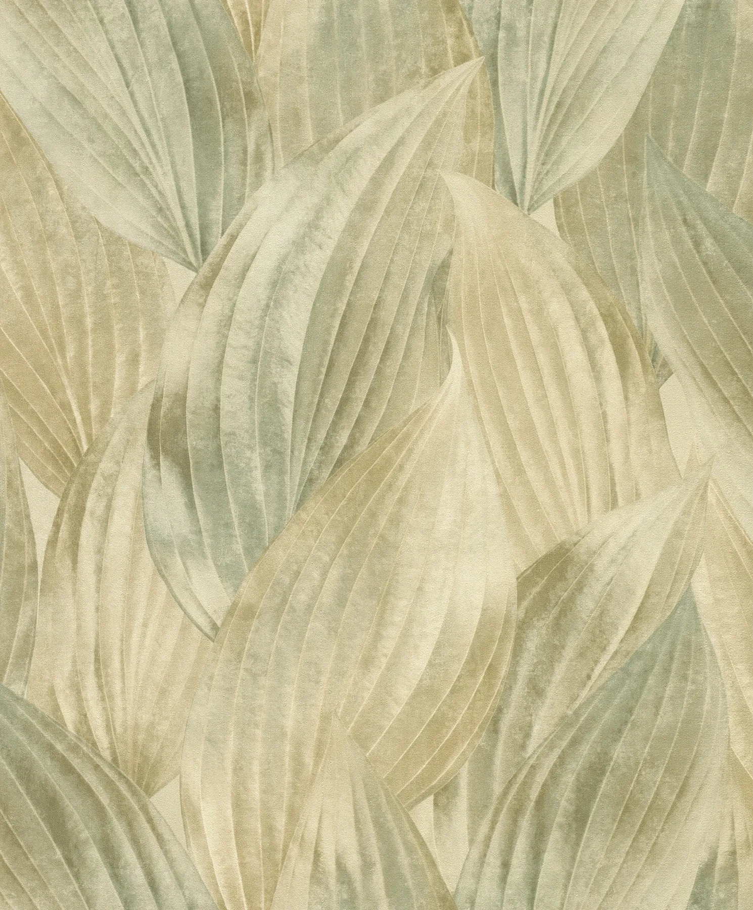 4202-571547 | Melora Green Leaf Wallpaper